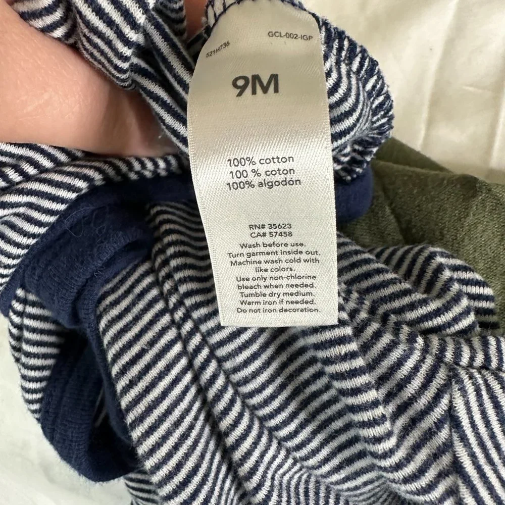 Just one You Blue Striped One Piece 9M